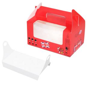 Quality Customized Cardboard Cupcake Boxes , Classic Cupcake Packaging Boxes wholesale