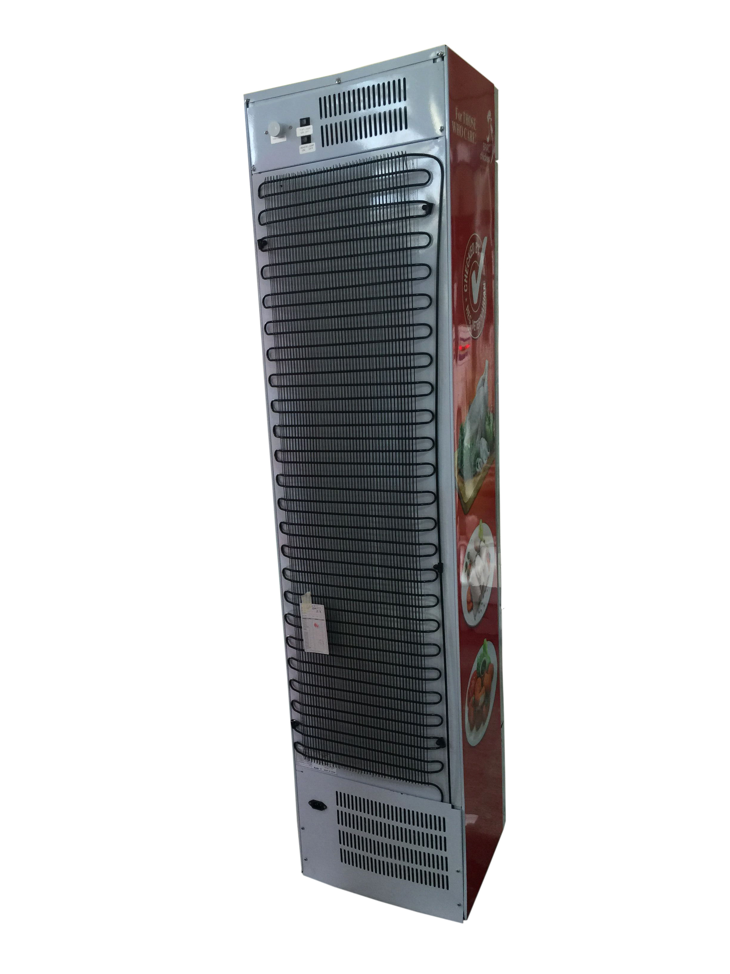 105L Upright Freezer/Vertical Refrigerator Glass Door ETL ISO RoHS CE approved SD105B