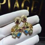 brand jewelry gem earring in 18 kt gold 18k gold jewelry