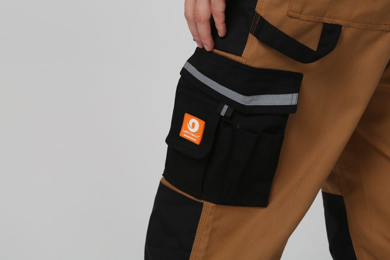Clip Buckles Mens Work Uniforms 320gsm Overall Bibs For Men