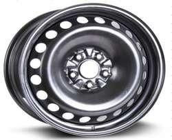 Quality 10 16 Inch 5 Lug Steel Wheel Rim 5x114.3 White With Red Line wholesale