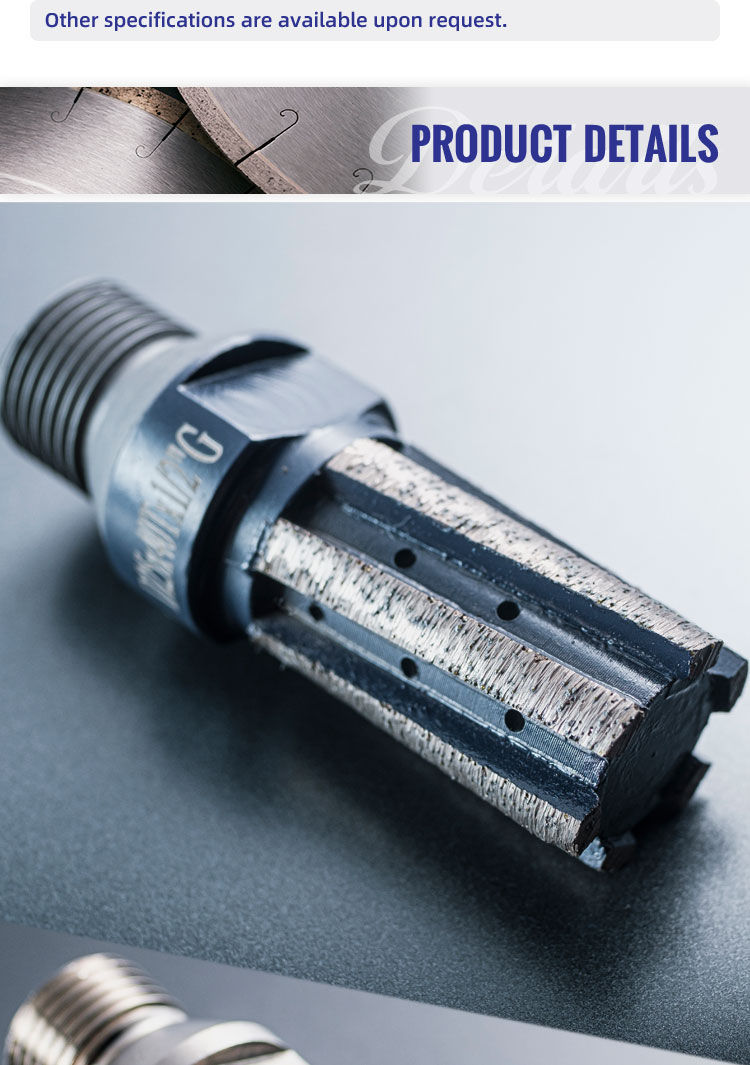 4 Types Diamond Tools Vacuum Brazed Finger Bits for Porcelain Tile Hole Drilling