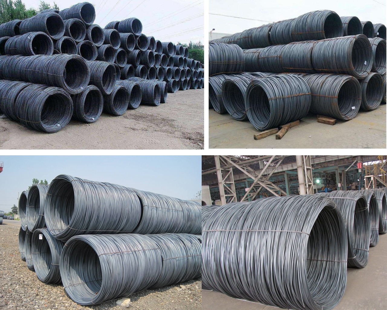 Mild Hardness Carbon Steel Rebar Wire Coil Diameter 0.1 - 30mm