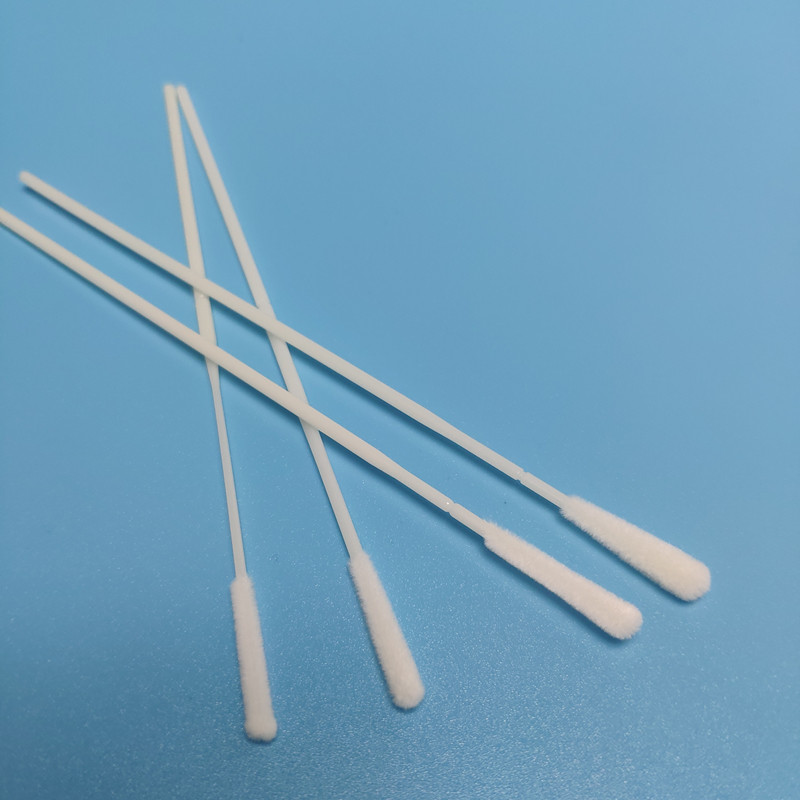 Sterile Nasal Nylon Flocked Swabs For Specimen Collection