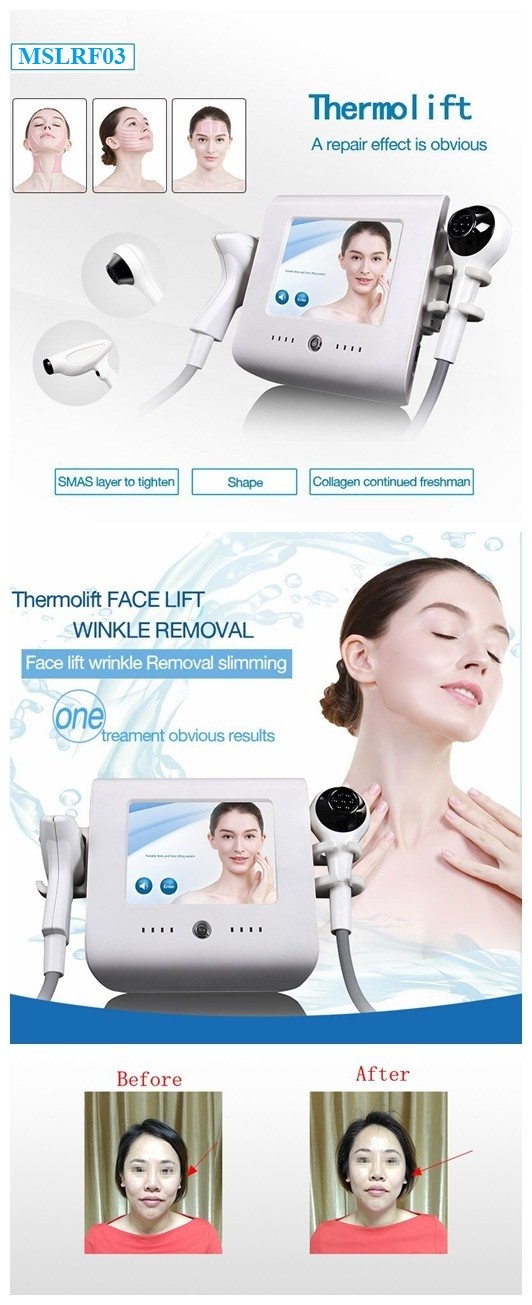 2021 home used beauty equipment thermal body&face lifting machine RF03 for skin tightening winkle remove