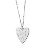 Heart Shape Sublimation Necklace For Lovers Personalized Sublimation DIY Gift