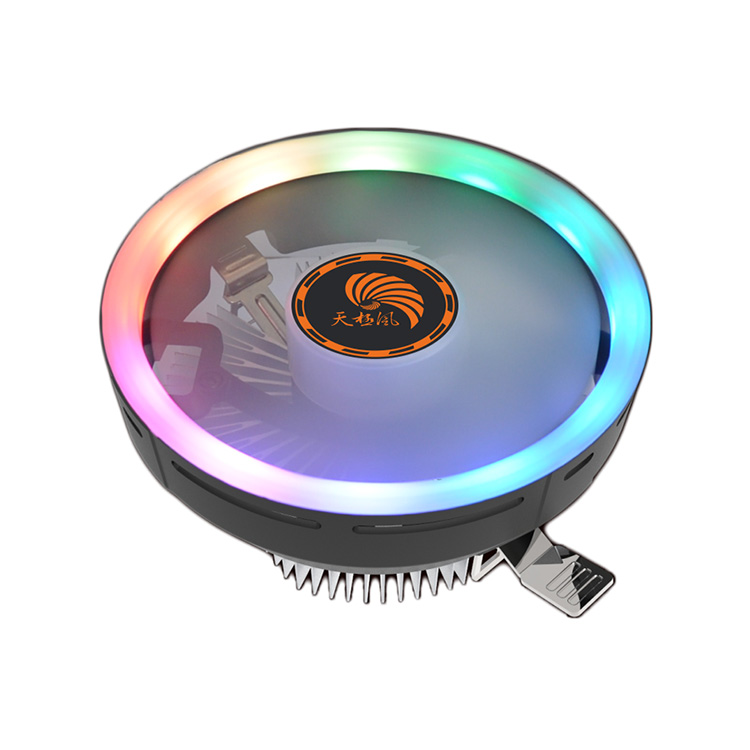 20dBA CPU Cooler Fans Heatsink Aluminum LED Multicolor Radiators Low Noise 58CFM 100000 Hrs