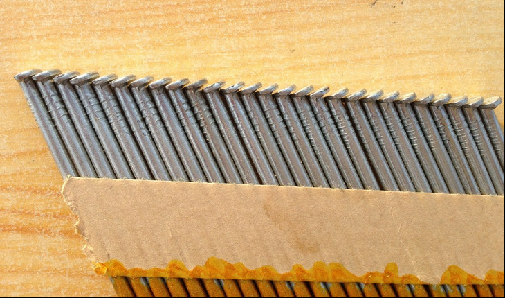 ISO9001 Clipped Head Paper Strip Nails For Framing 2.87 X 65MM