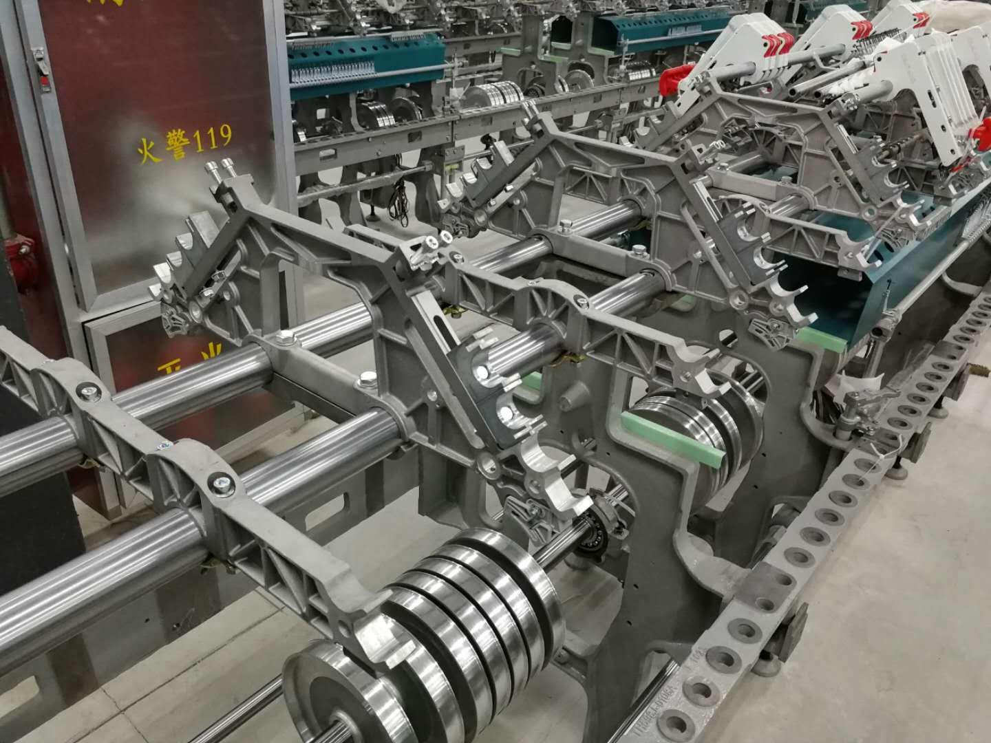 Blended Yarn / Cotton Spinning Machinery High Yield Top-Notch Components