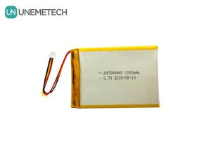 Quality 3.7V 1150mAh Silver Lithium Polymer Battery 384860 Custom Lipo Batteries wholesale
