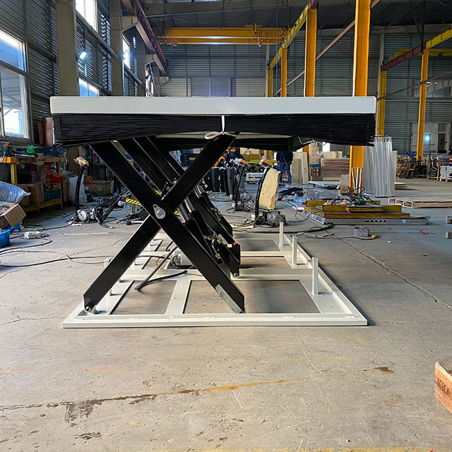 Horizontal Dual Scissor Lift 8 Ton Heavy Duty Max Height 1050mm