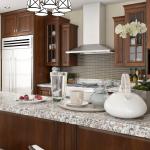 Natural Wood Prefabricated Cabinets Kitchen Sink Cupboard Metal Honey Oak