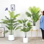Living Room Artificial Bamboo Plant , Interior Decoration Faux Banana Tree