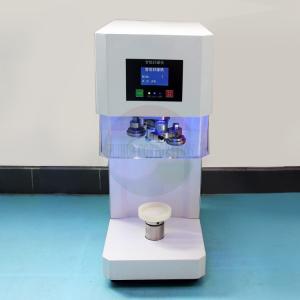 China White  0.37kw 46mm 99mm Tin PET Can Sealing Machine on sale