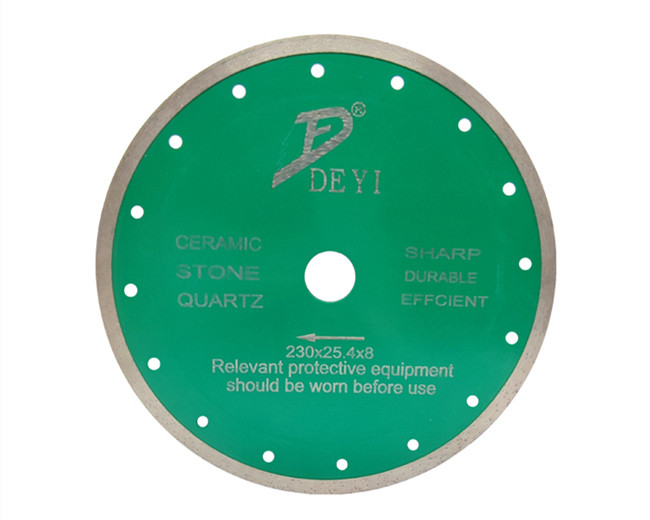 Blue Continue Rim Wet Sintered Diamond Disc Cutting Blade Dia 75mm 105mm