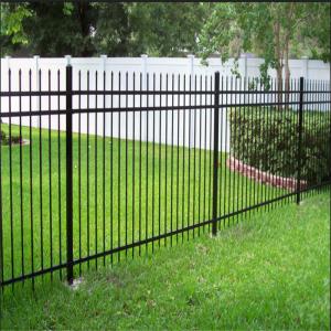 Quality Powder Coating Iron Wrought Fence 6 Foot Portable Galvanized Steel wholesale