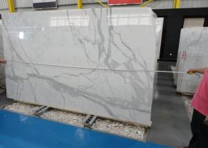 Quality Morden Design Italy Calacatta Marble Slab , Marble Wall Slab 20mm Thickness wholesale