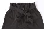 Bandage Design Ladies Summer Black Shorts 92% Viscose 8% Polyester