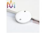 18mm Diameter Round Disc Charm With Diamond