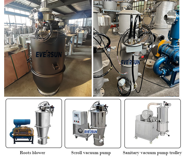 Noise Controlled ≤65dB Mobile Vacuum Conveying Systems Feeder For Material Transfer