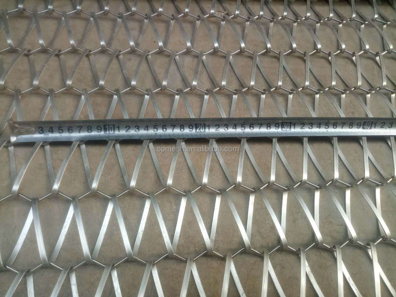 Stainless Steel 304 Decorative Wire Mesh For Curtain Wall