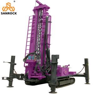 Quality Water Drilling Machine Borehole 350m Depth Hydraulic Crawler Water Well Drilling Rig wholesale