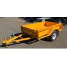 Buy cheap Painted 750KG Tandem Box Trailer , Heavy Duty 7 X 5 Box Trailer from wholesalers