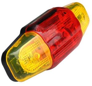 Quality Red / Yellow LED Bicycle Tail Light For Safety Riding Water Resistant Durable wholesale