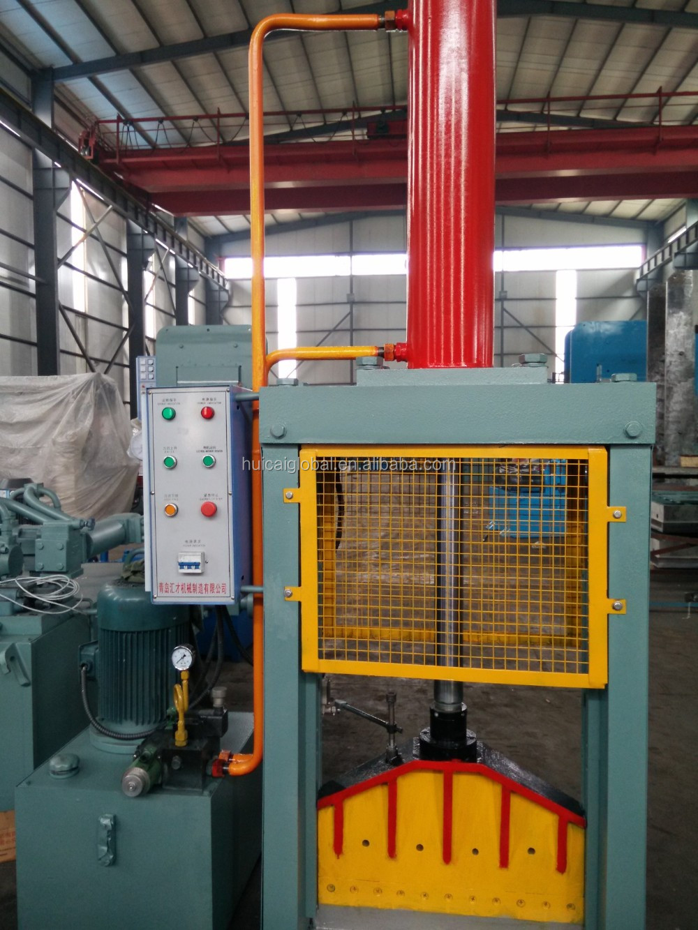 1785x800x1520mm XQL-80 Single Blade Hydraulic Rubber Bale Cutter for Precise Cutting