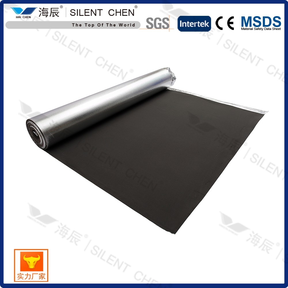 10lbs 2mm Acoustic Sound Reduction Underlayment Silver Film Coating