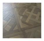Smoked Oak Versailles Engineered Wood Flooring, ABC grade, Color 0201
