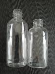 50ml oblate plastic bottle in clear PET material flat Flip the bottles