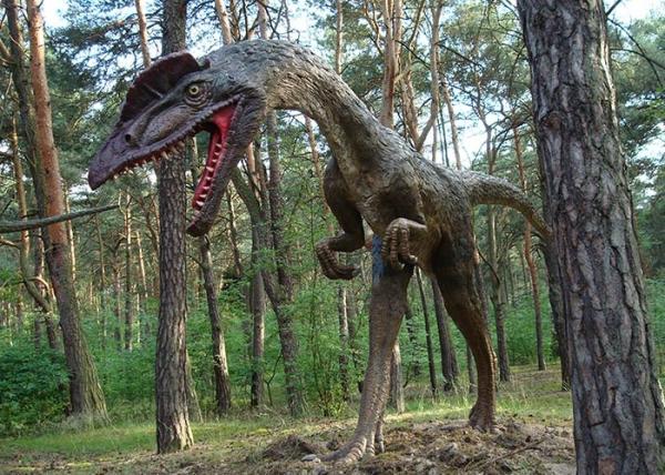 Waterproof Life Size Dinosaur Statue For Jurassic Theme Park Shopping Mall