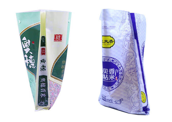 PP Woven BOPP Laminated Packaging Bags , Flour Packing Bags Tear Resistant