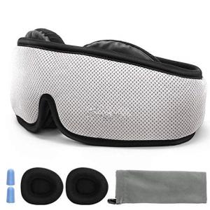 Quality 3D Breathable Contoured Sleep Mask / Nighttime Eye Mask Custom Logo Printed wholesale