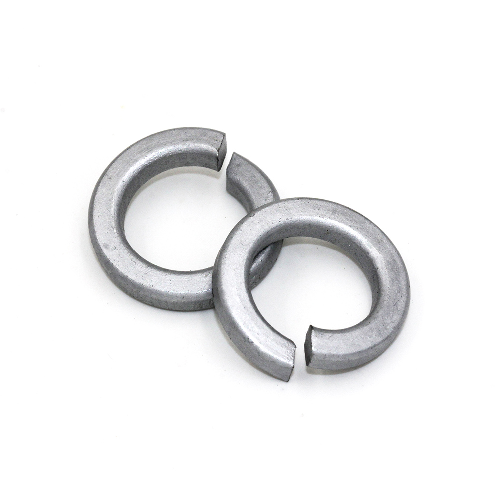 Black Finish Split Style Stainless Steel Dacromet Spring Washers with Split Design