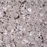 Hygienic 18MM Grey Engineered Quartz Stone For Home Worktops And Kitchen