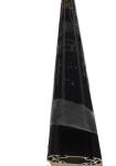 Custom Made Extruded Aluminum Profiles , Electroplate Black Long Aluminum