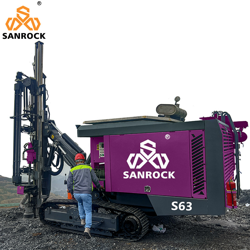 Integrated Automatic DTH Drilling Machine Engine 194 KW Hydraulic Mining Drilling Rig