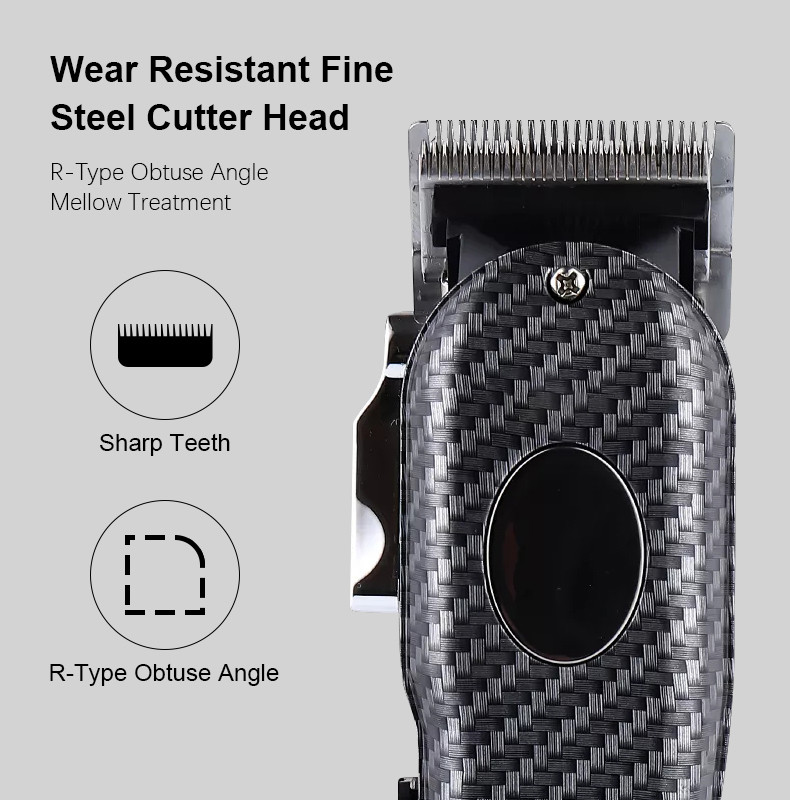 Cordless Corded Professional Electric Hair Trimmer for Men Beard Cutter