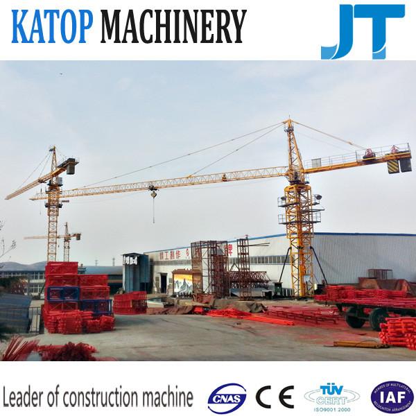China brand high quality low price 8t load 45m high TC6010 60m boom big tower