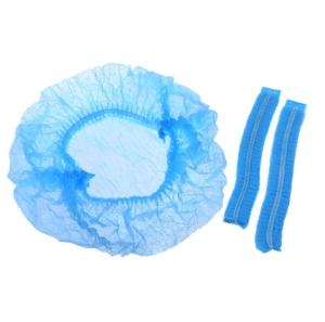 Quality Non Woven Disposable Cap , Surgical Bouffant Cap Elastic Double Reinforcement wholesale