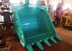 Durable 1.6 CBM Excavator Rock Bucket Kobelco SK350LC Excavator Mud Bucket