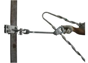 Quality Double ADSS Fiber Cable AGS suspension clamp 100KN wholesale