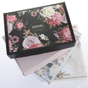 Quality Cardboard Paper Apparel Shipping Boxes Custom Logo Double Sides Printed Corrugated Shipping Packaging Box wholesale