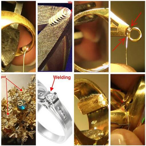 Desktop YAG Laser Spot Welder CCD+10X Microscope Position For Silver And Gold Jewelry