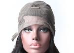 Average Size Human Lace Front Wigs , Natural Color Indian Women 360 Lace Frontal