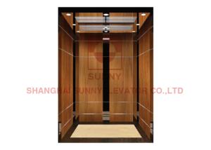 Quality 8 Passengers VVVF 1600kg Mirror Etching Motor Roomless Lift Elevator wholesale
