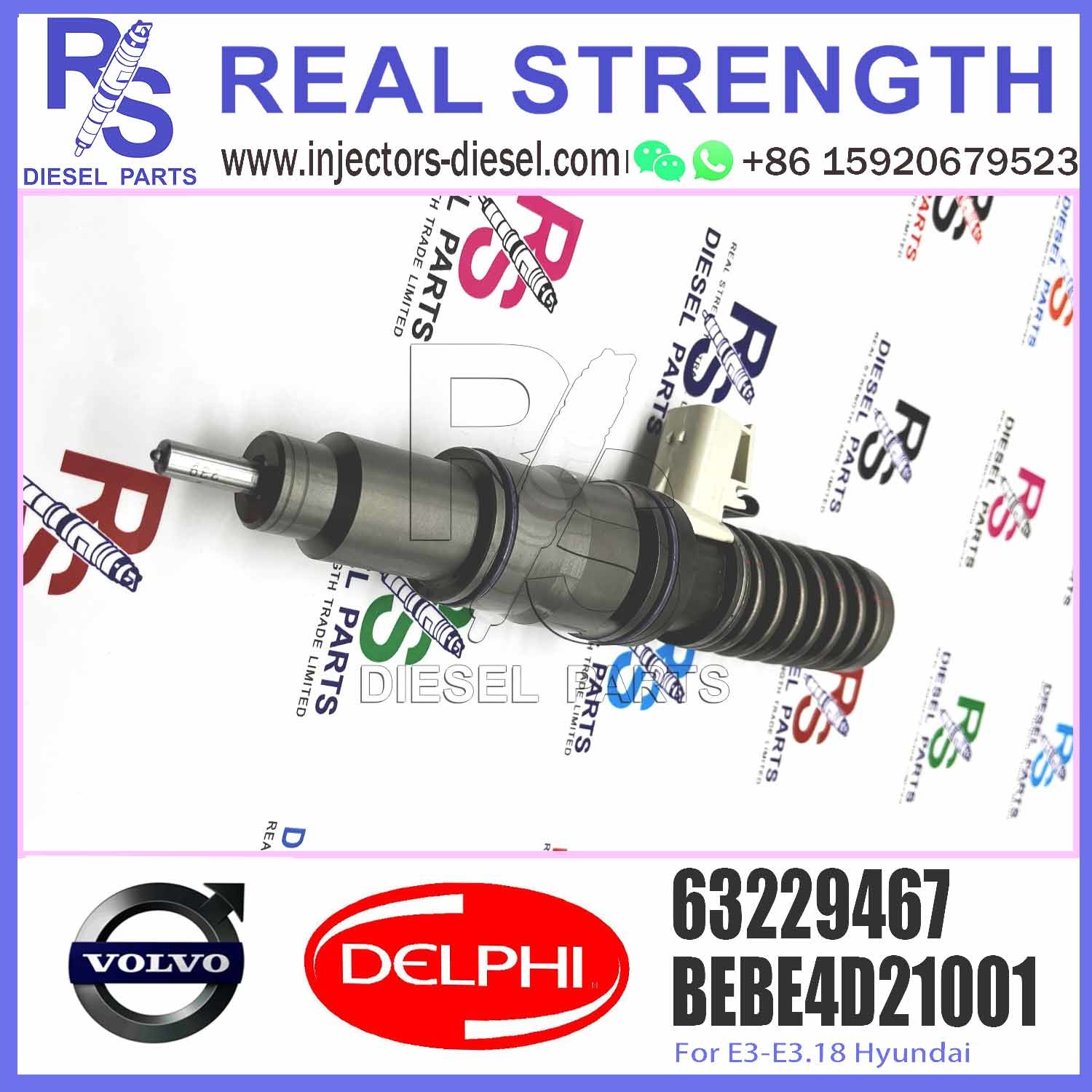 63229476 63229475 Diesel Fuel Injector 33800-82700 63229476 33800-84720 63229467 33800-84830 63229473 63229474