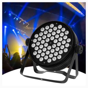 China 54X3W LED DMX Control Sound Activated Stage Par Light for Wedding Stage Disco Party Bar on sale